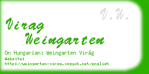 virag weingarten business card